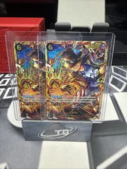 One Piece Carrying On His Will Sabo OP13-120 Secret Rare SEC NM X2 - Image 1
