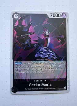 Gecko Moria PRB02-013 Rare Foil Premium Booster Vol. 2 One Piece TCG - Image 1