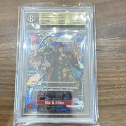 One Piece TCG Kid Killer SP EB01-003 BGS 10 Pristine Azure Seas Seven NR - Image 1