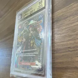 One Piece TCG Kid Killer SP EB01-003 BGS 10 Pristine Azure Seas Seven NR - Image 2