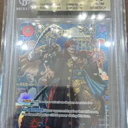 One Piece TCG Kid Killer SP EB01-003 BGS 10 Pristine Azure Seas Seven NR - Image 5