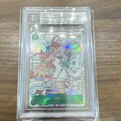 One Piece TCG Uta Manga Art SEC EB03-061 BGS 9 MINT Heroines Edition English - Image 1