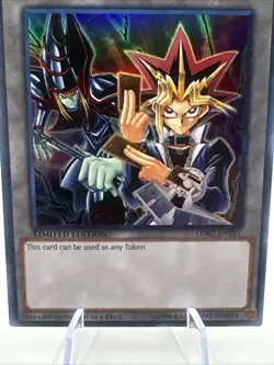 Yu-Gi-Oh! TCG Token Legendary Decks II LDK2-ENT01 Limited Edition Ultra Rare - Image 3