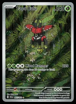 Tapu Bulu 065/064 Holo Illustration Rare Shrouded Fable Pokemon Card - Image 1