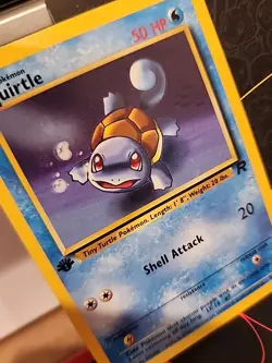 1st Edition Squirtle 68/82 - Team Rocket - Pokemon Card - Minty - Image 3