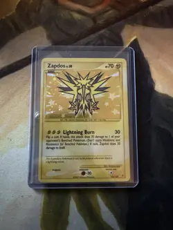 Pokemon TCG Zapdos 150/147 Supreme Victors Secret Rare Holo Card 2009 - Image 1