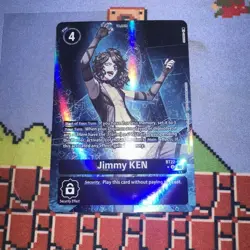 Digimon Card Game Jimmy Ken BT22-092 Alt Art 1 Star U Cyber Eden - Image 2