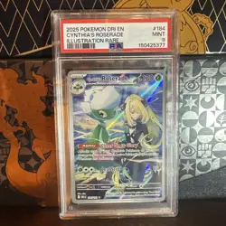 PSA 9 Cynthia's Roserade 184/182Destined Rivals Illustration Rare Pokemon Card - Image 1