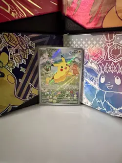 Pokemon Pikachu TCG SVP 088 Black Star Promo Card Paldea Adventure Chest - Image 1