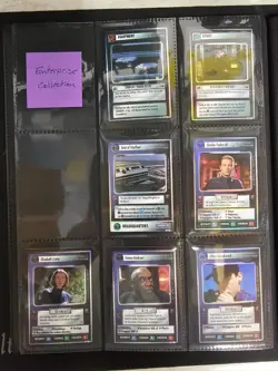 Star Trek CCG 1E Enterprise Collection 17-Card Set (missing only 43P) - Image 1