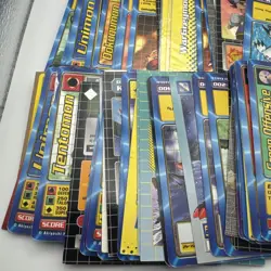 Lot of Digimon Card Game Cards w/ Foils, 220 Cards - Image 2
