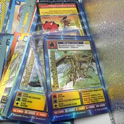 Lot of Digimon Card Game Cards w/ Foils, 220 Cards - Image 4