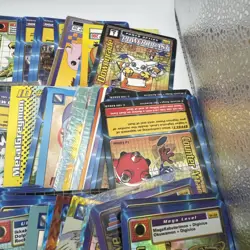 Lot of Digimon Card Game Cards w/ Foils, 220 Cards - Image 5