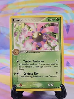 Pokemon TCG EX Legend Maker Card | Lileep 56/92 Common - Image 1
