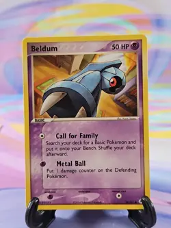 Pokemon TCG Hidden Legends Card | Beldum 54/101 Common - Image 1