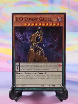 Yu-Gi-Oh TCG Card | D/D Savant Galilei MP16-EN166 First Edition - Image 1