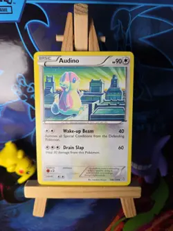 Audino Dragons Exalted 108/124 Regular Uncommon Pokemon Card Tomokazu Komiya - Image 1