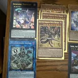 Yu-Gi-Oh! Lot of Assorted Cards from Cyberdeck. Card Holder Box Included! - Image 3
