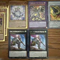 Yu-Gi-Oh! Lot of Assorted Cards from Cyberdeck. Card Holder Box Included! - Image 4