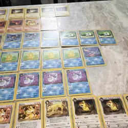 Pokemon TCG Team Rocket Wizards Ekans Koffing Drowzee Meowth Lot 100 Cards - Image 3