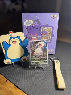 Pokemon S-Chinese Sword Shield Snorlax Card Display Frame set with SEALED Promo - Image 1