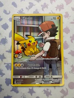 Pokemon Card - Pikachu Cosmic Eclipse 241/236 Secret Rare SM Sun & Moon Full Art - Image 2