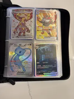 Pokemon Binder Holo EX Cards 2023 Pikachu Mew Blissey Toxtricity Incineroar - Image 2
