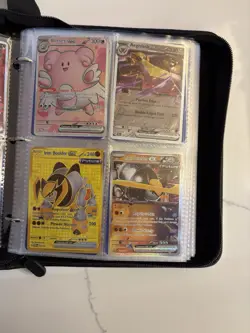 Pokemon Binder Holo EX Cards 2023 Pikachu Mew Blissey Toxtricity Incineroar - Image 3