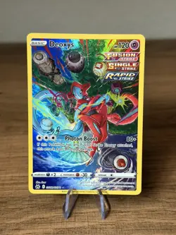 Deoxys - GG12/GG70 - Pokemon Crown Zenith Galarian Gallery Holo Card NM - Image 1