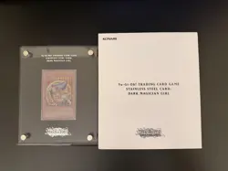 Yu-Gi-Oh! Dark Magician Girl Stainless Steel Card - Image 1