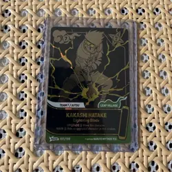 Naruto Kakashi Hatake Lightning Blade Secret TEAM 7 JUTSU Card 137/130 - Image 1