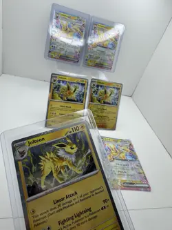 Pokemon TCG Jolteon EX Foil Tera English Card Lot 6 Cards PREN SVPN - Image 1
