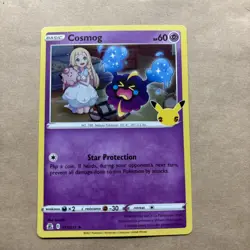 Pokemon TCG Cosmog Holo Holo Rare Card Celebrations 013/025 - Image 1