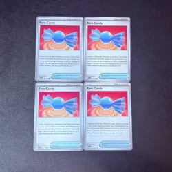 Pokemon Rare Candy Trainer Lot (4 Cards) Near Mint Playset Regular - Image 1