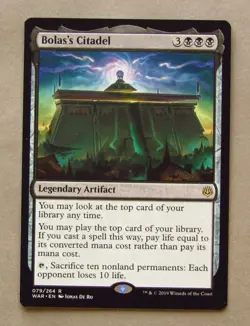 MTG BOLAS'S CITADEL (X1) WAR OF THE SPARK NM NEVER PLAYED Magic Card - Image 1