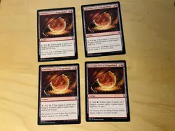 4 x MTG Carnelian Orb of Dragonkind Commander Legends: Battle For Baldur’s Gate - Image 1
