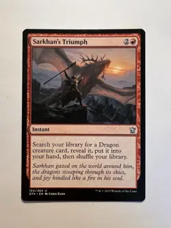 Sarkhan's Triumph - MTG Dragons of Tarkir - NM - Image 1