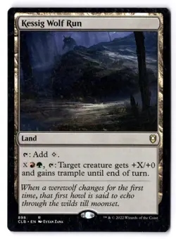 Kessig Wolf Run NM* Commander Baldur's Gate ENGLISH 898 mtg -UnltdCards - Image 1
