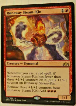 Runaway Steam-Kin 115/259 GRN NM Rare MTG Guilds of Ravnica Magic th Gathering - Image 1