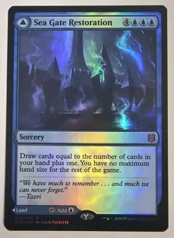 Mtg - Sea Gate Restoration (Foil) - Zendikar Rising (ZNR)- MP - #76 - Mythic - Image 1