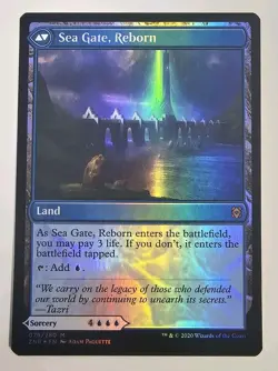 Mtg - Sea Gate Restoration (Foil) - Zendikar Rising (ZNR)- MP - #76 - Mythic - Image 4