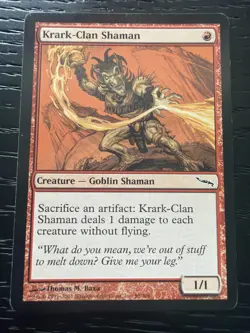 🔥🔥 Krark-Clan Shaman 🔥🔥 Mtg Mirrodin MT/NM Magic The Gathering - Image 1