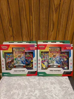 (2) Pokemon First Partner Illustration Collection New Sealed - Image 1