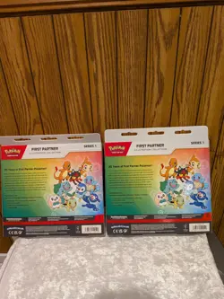 (2) Pokemon First Partner Illustration Collection New Sealed - Image 2