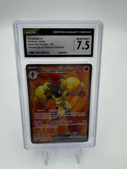 2024 PokemonAmarouge EX 125 | English | Black Star Promo CGC 7.5 NEAR MINT + - Image 1