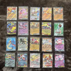 Lot of 20 Pokemon EX Full Art Holo Cards! From 2016-2025 - Image 1