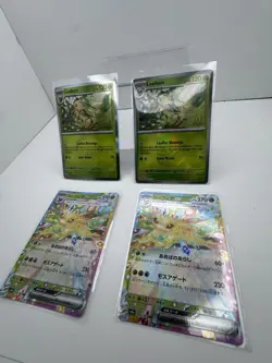 Pokemon TCG Leafeon PokeBall & Holo English Card Lot 4 Cards 151 003/187 - Image 1
