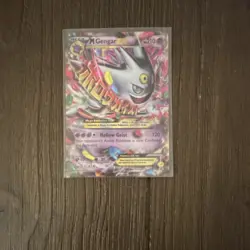 M Gengar EX XY166 Promo Full Art Mega Holo Pokemon Card (NM) 210 HP - Image 3