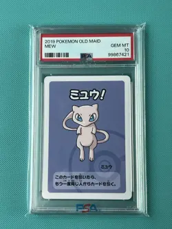 2019 POKEMON OLD MAID MEW PSA 10 - Image 1