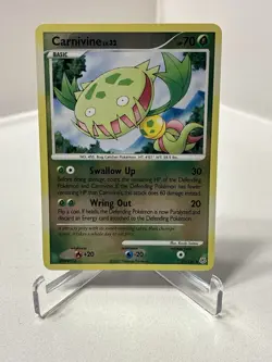 Pokemon Carnivine 21/130 Diamond and Pearl Reverse Holo Rare FREE SHIPPING - Image 1